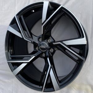 Zixi Audi 829 9.5x21 5x112 ET26 D66.5 Black Machined Face