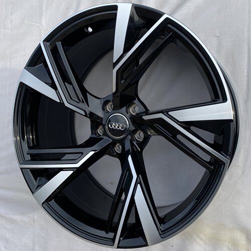 Zixi Audi 829 9.5x21 5x112 ET26 D66.5 Black Machined Face