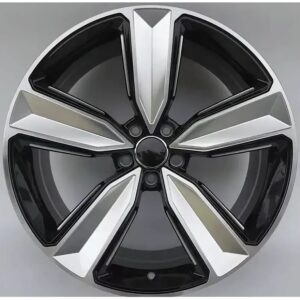 Zixi Audi FP431 8.5x19 5x112 ET30 D66.4 Black Machined Face