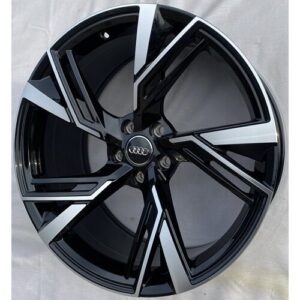 Zixi Audi FP829 8.5x19 5x112 ET35 D66.5 Black Machined Face