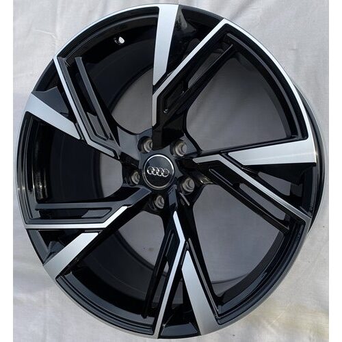 Zixi Audi FP829 8.5x19 5x112 ET35 D66.5 Black Machined Face