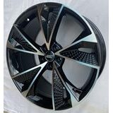 Zixi Audi FP830 9x21 5x112 ET30 D66.4 Black Machined Face