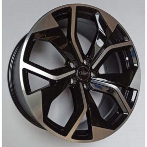 Zixi Audi FP832 9x20 5x112 ET30 D66.4 Black Machined Face