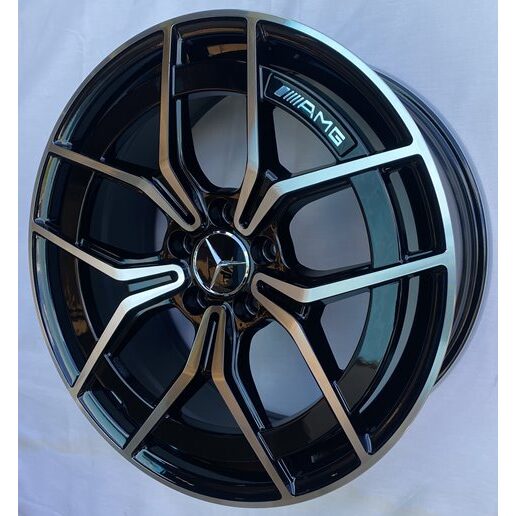 Zixi Mercedes 452 9x19 5x112 ET52 D66.6 Black Machined Face